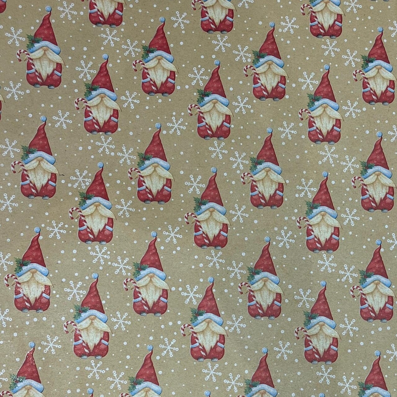 Kraft with Gnomes Premium Gift Wrap by Celebrate It™